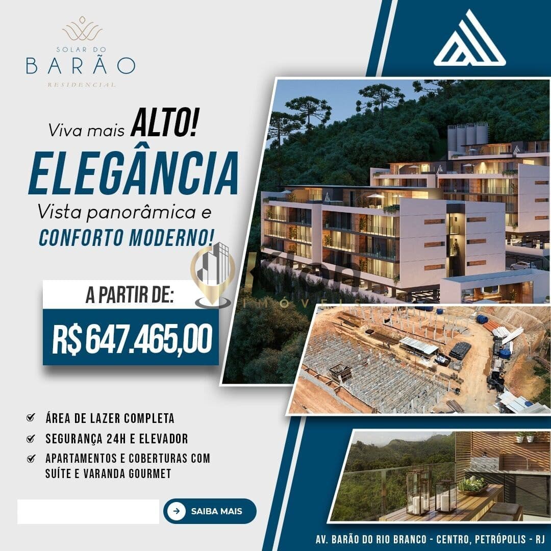 Solar do Barão - lançamento de apartamentos de alto padrão