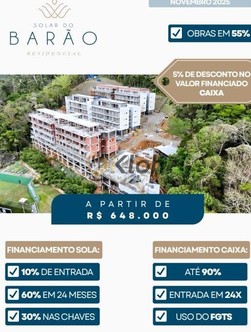 Solar do Barão - lançamento de apartamentos de alto padrão