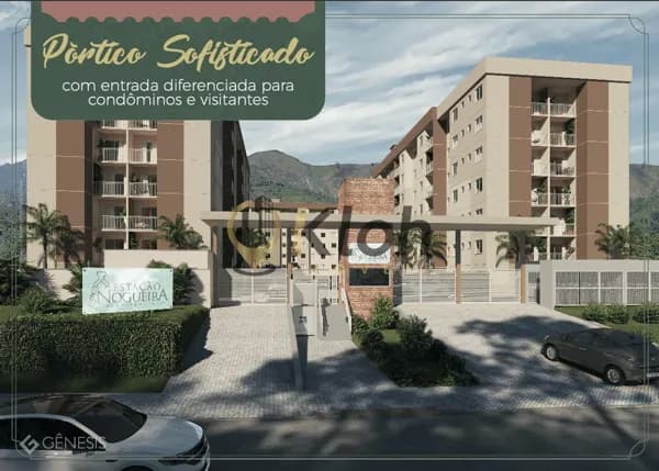 Estação Nogueira Residencial ' Aptos 2 qts na Praça de Nogueira