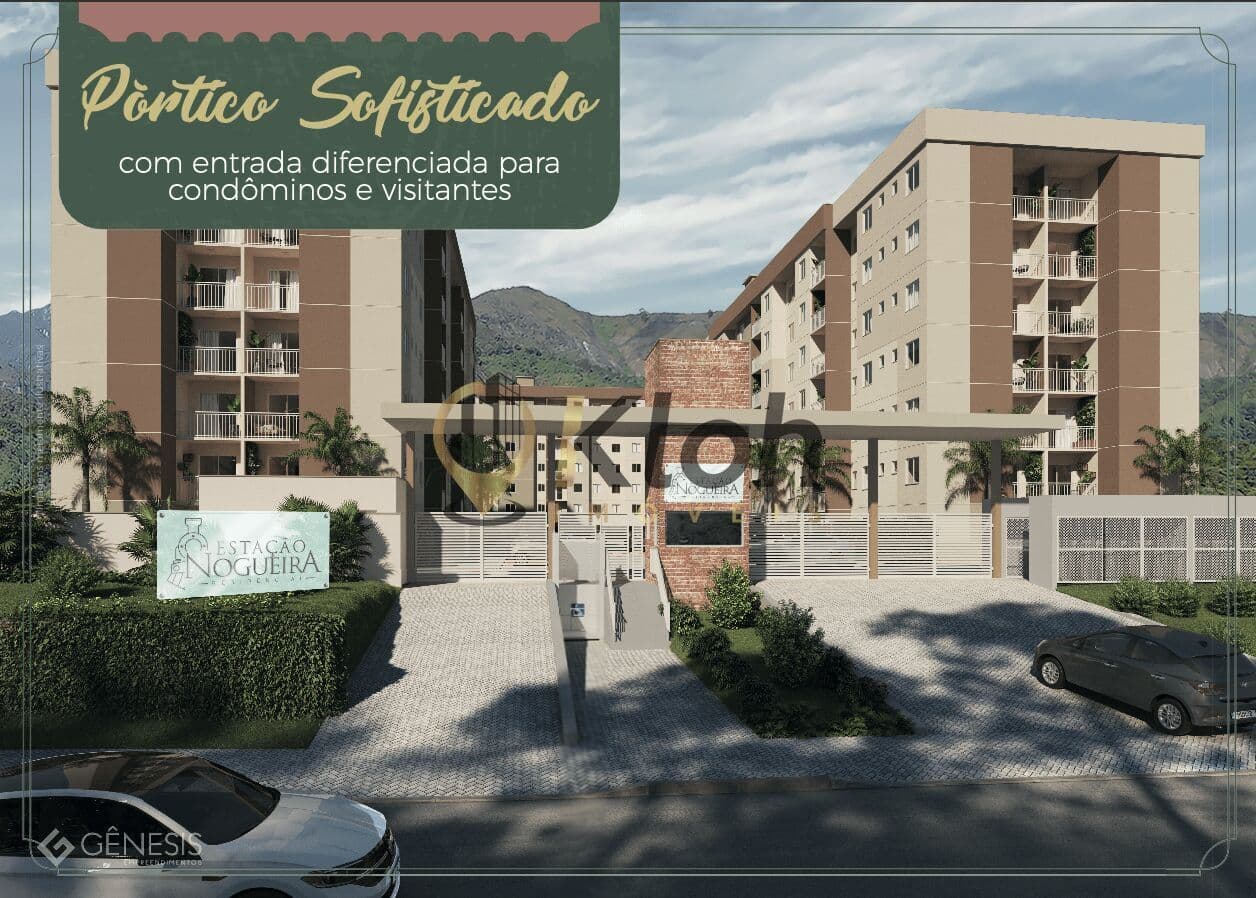 Estação Nogueira Residencial ' Aptos 2 qts na Praça de Nogueira