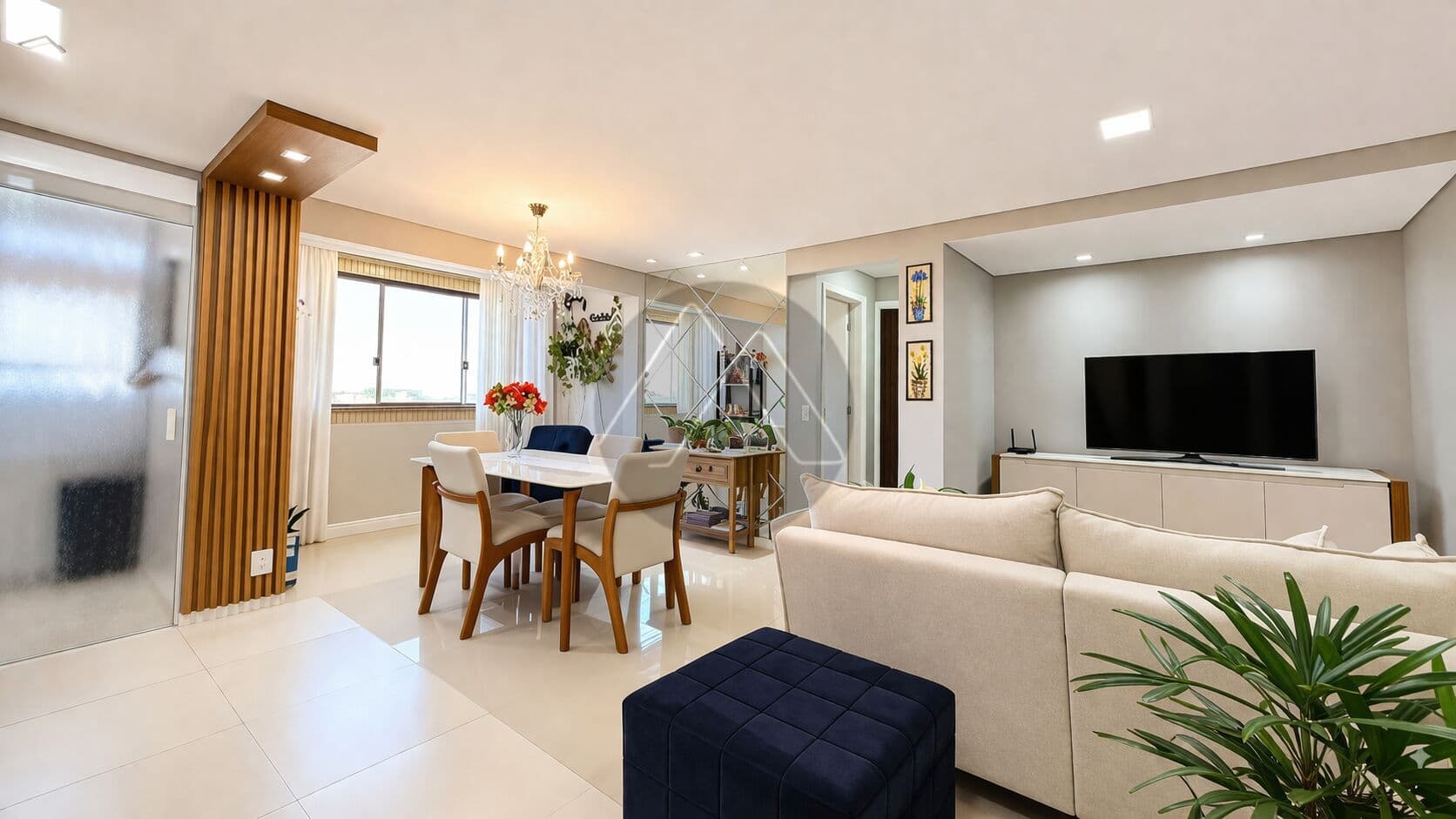 Apartamento 1º Andar com Vista e Pôr do Sol - Semi Mobiliado no Três Marias