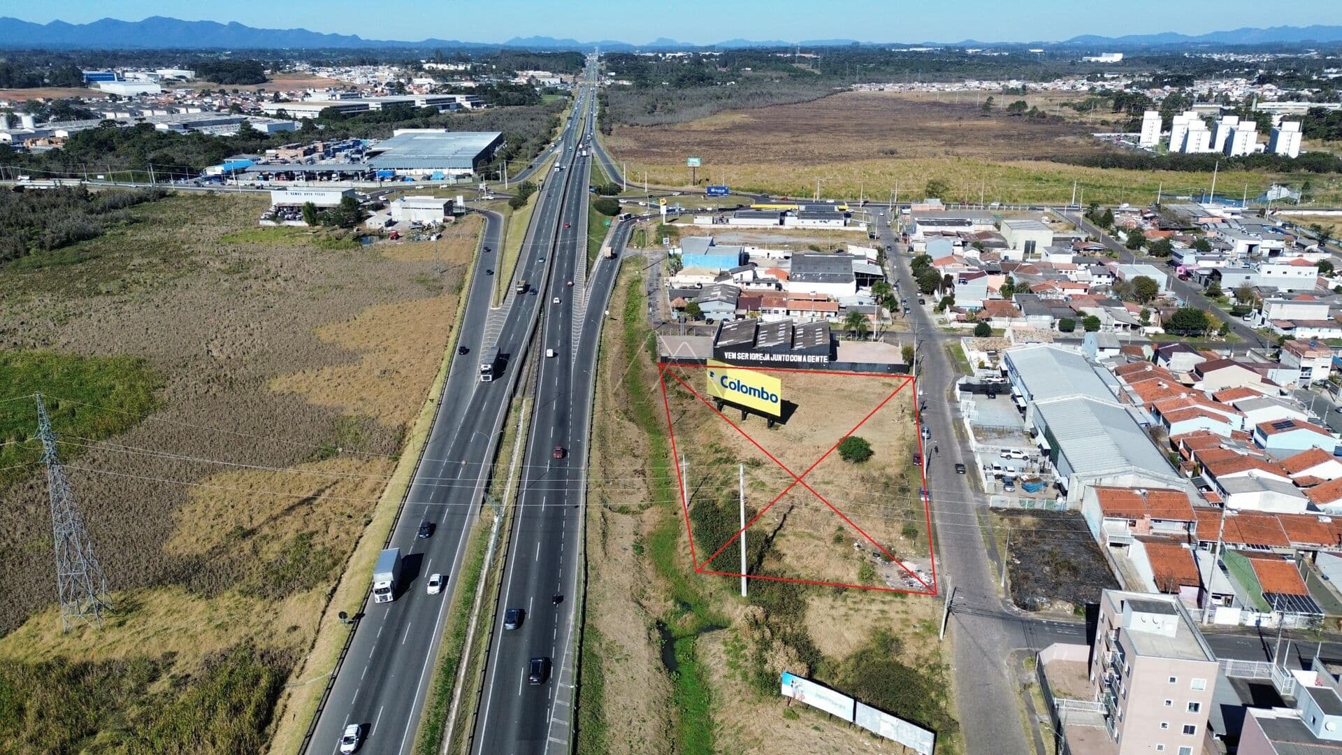 Área a venda | ZR4 com 3.458 m² as Margens da BR 277 em São José dos Pinhais - PR
