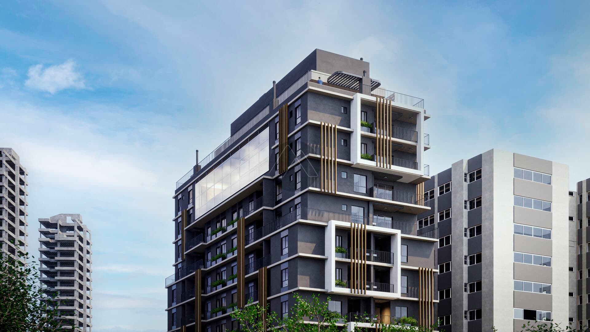 Apartamento 2 Quartos (1 Suíte) – 58 m² – 1 Vaga – Blentt ATR – Portão – Curitiba