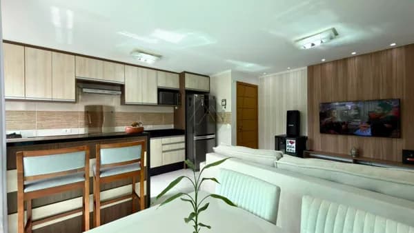 Apartamento Semimobiliado 3 Quartos com Suíte e Sacada com Churrasqueira | Bairro Bom Jesus