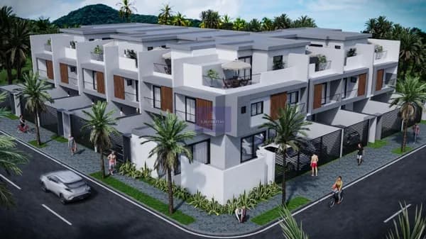 Lançamento! Casas triplex Balneário Betaras de frente para o mar!
