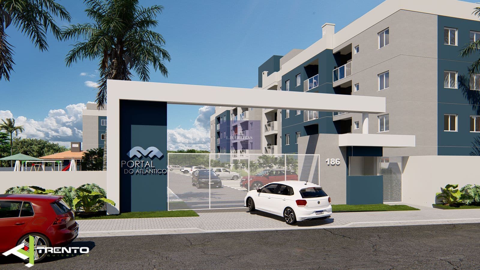 RESIDENCIAL PORTAL DO ATLÂNTICO Localizado em Praia de Leste