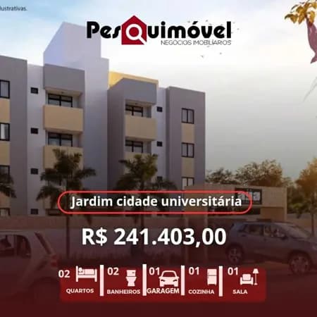 Apartamento em João Pessoa - Jardim Cidade Universitária