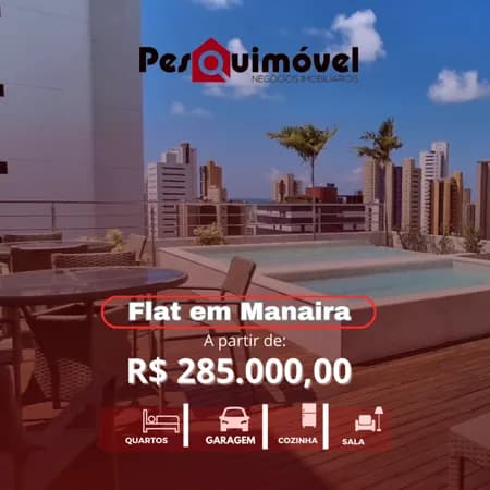 Flat em João Pessoa - Manaíra