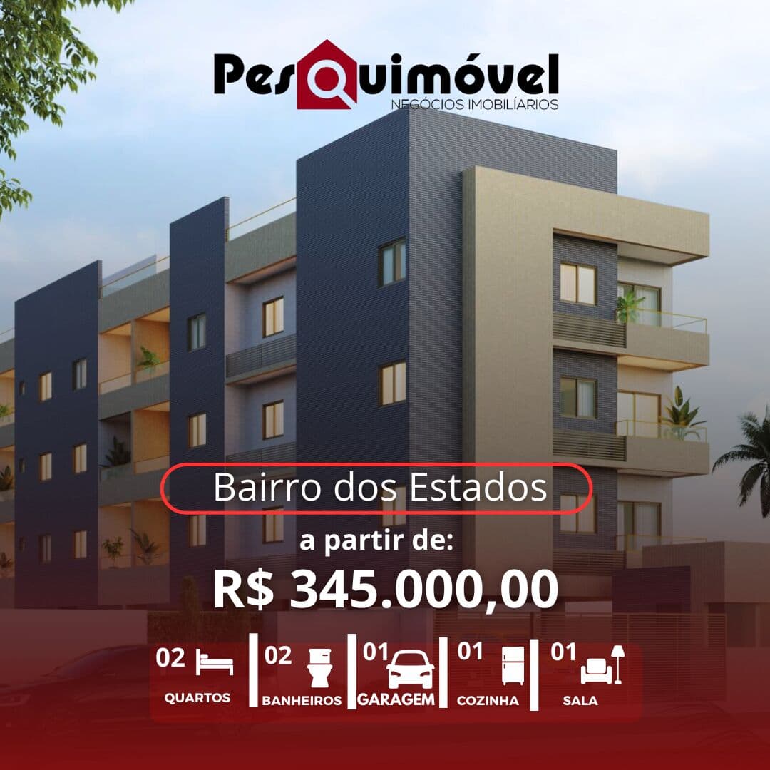 Apartamento em João Pessoa - Bairro dos Estados