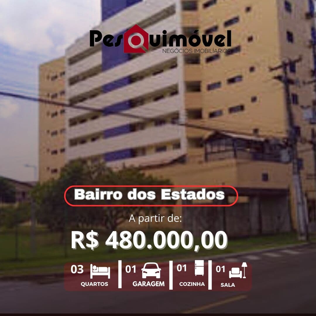 Apartamento em João Pessoa - Bairro dos Estados