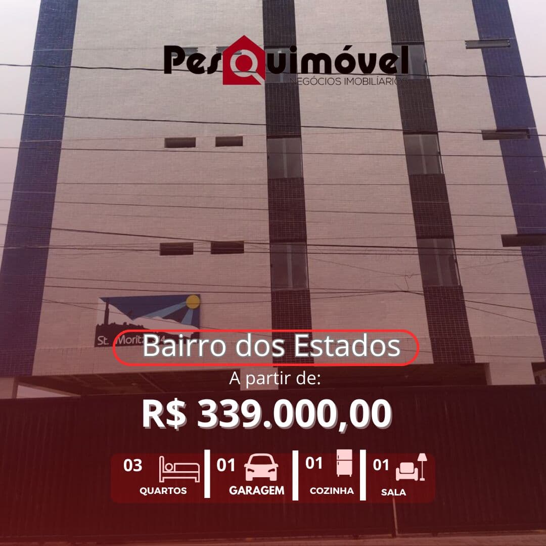 Apartamento em João Pessoa - Bairro dos Estados