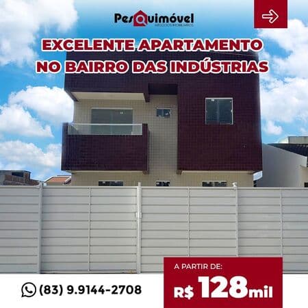Apartamento em João Pessoa - Bairro das Indústrias
