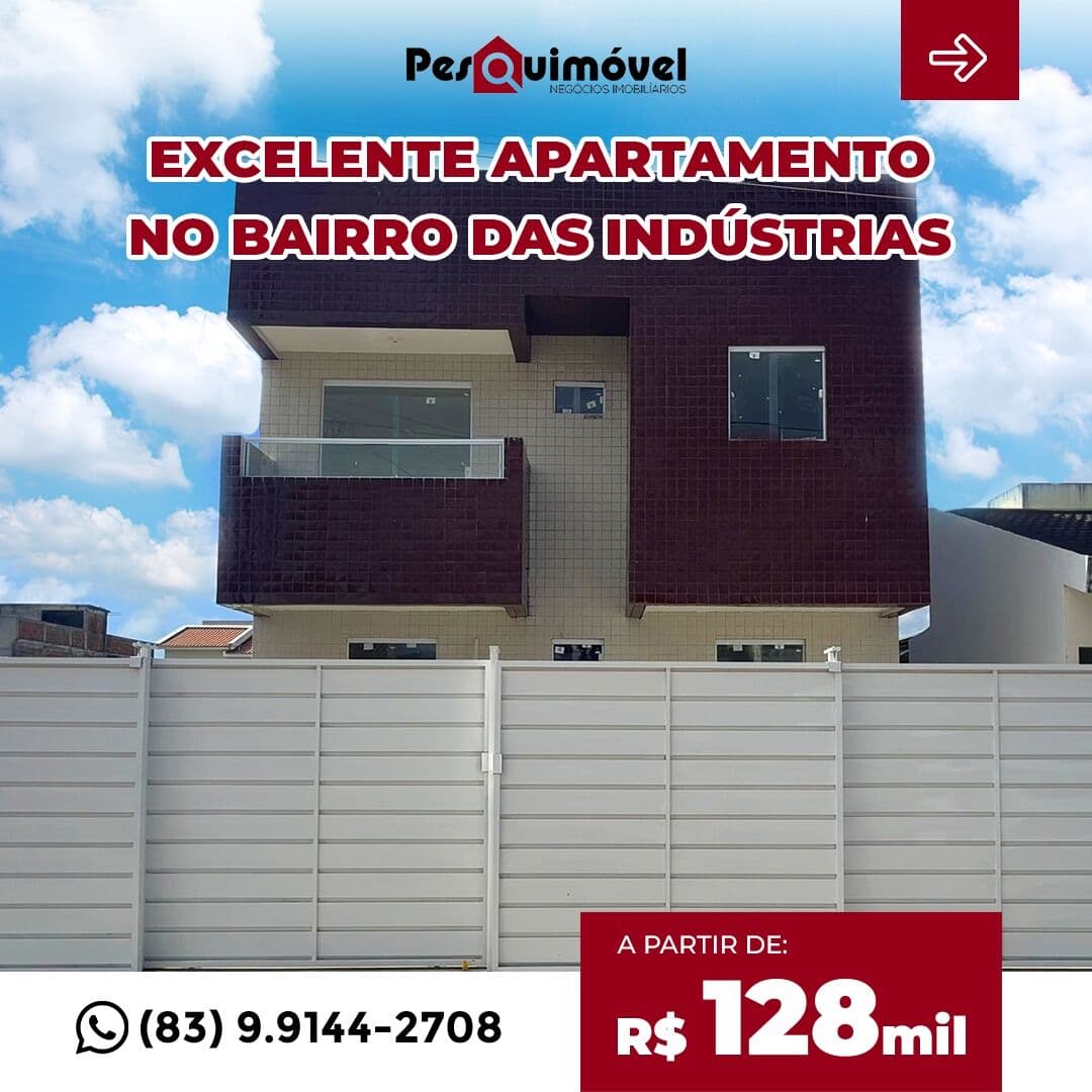 Apartamento em João Pessoa - Bairro das Indústrias