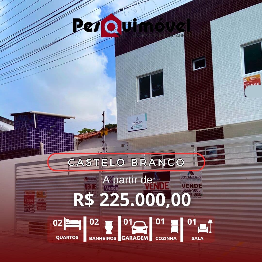 Apartamento em João Pessoa - Castelo Branco