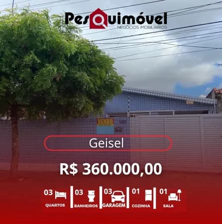 Casa em João Pessoa - Ernesto Geisel