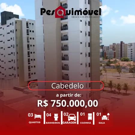Apartamento em João Pessoa - Cabedelo - PB