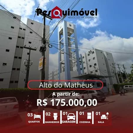 Apartamento em João Pessoa - Alto do Mateus