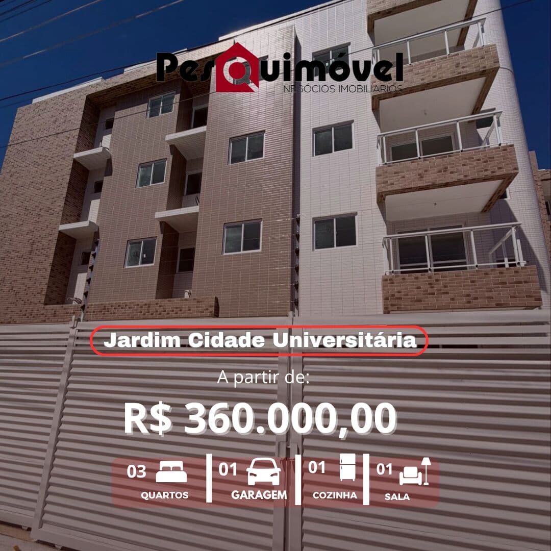 Apartamento em João Pessoa - Jardim Cidade Universitária