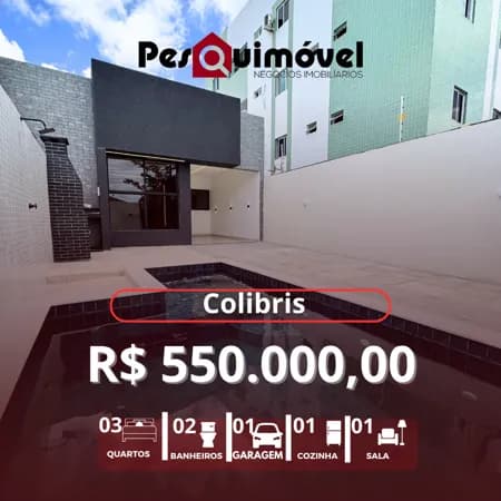 Apartamento em João Pessoa - Cidade dos Colibris