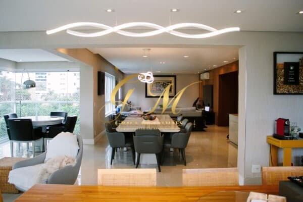 Apartamento à venda com 251m², 3 quartos, 5 vagas, 3 suítes, Campo Belo, São Paulo, SP