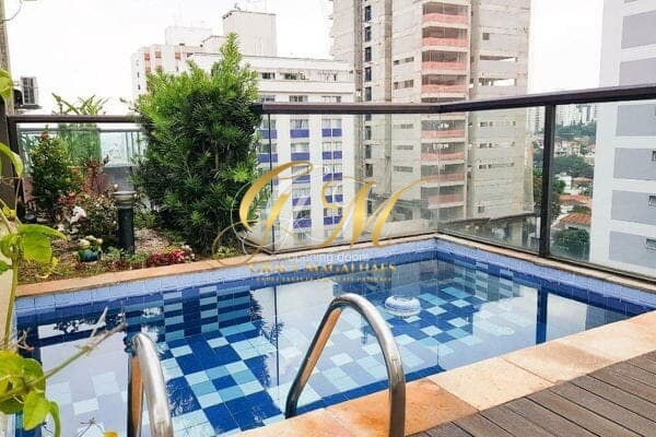 Apartamento Cobertura Duplex 2 Quartos e 3 vagas, 2 suítes, à venda, 166m² Cerqueira Cesar, São Paulo, SP