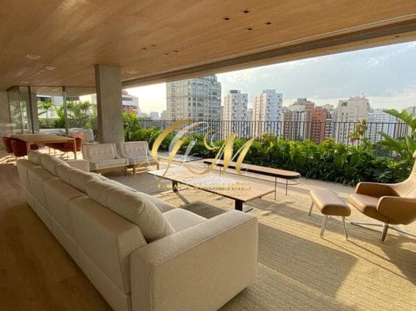 Apartamento Cobertura 5 Quartos e 7 vagas, 5 suítes, á venda, 340m² Vila Nova Conceição, São Paulo, SP