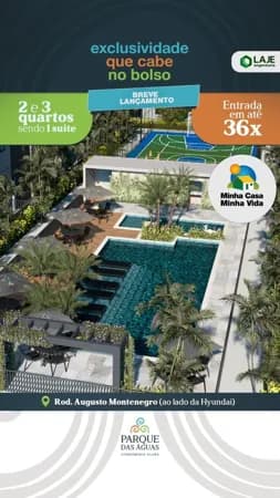 Parque das Águas Condomínio - Lançamento do decorado na loja 6