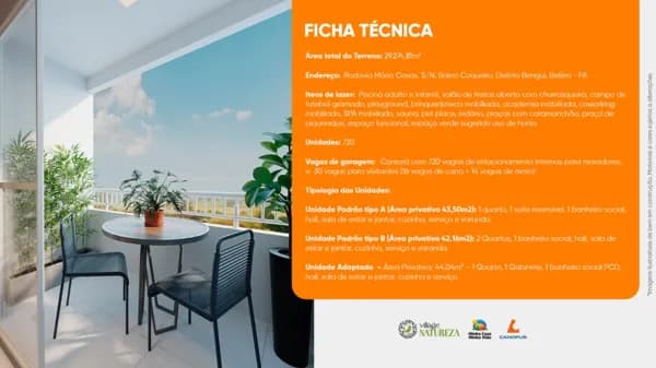 Village Natureza em Belém – Entrada de 5 mil e 2 Quartos com Lazer de Clube