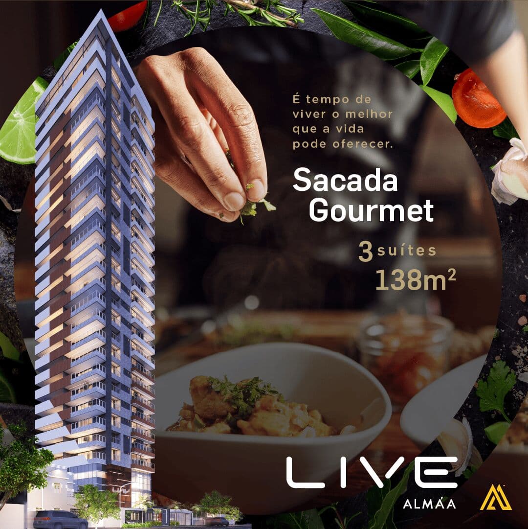 Live Almaa, 3 suítes, 140m²,Conselheiro Furtado,2 vagas de garagem