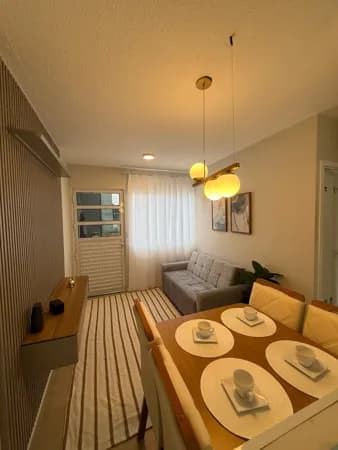 Apartamento à Venda no Vivendas do Rio I com Garden com todos os moveis inclusos