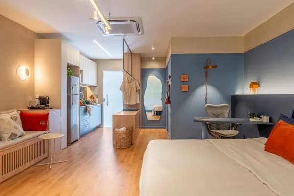 Studio com sacada e lazer completo | 33 a 36m² e opções duplex