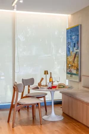 Studio inteligente com sacada | lazer completo e unidades duplex