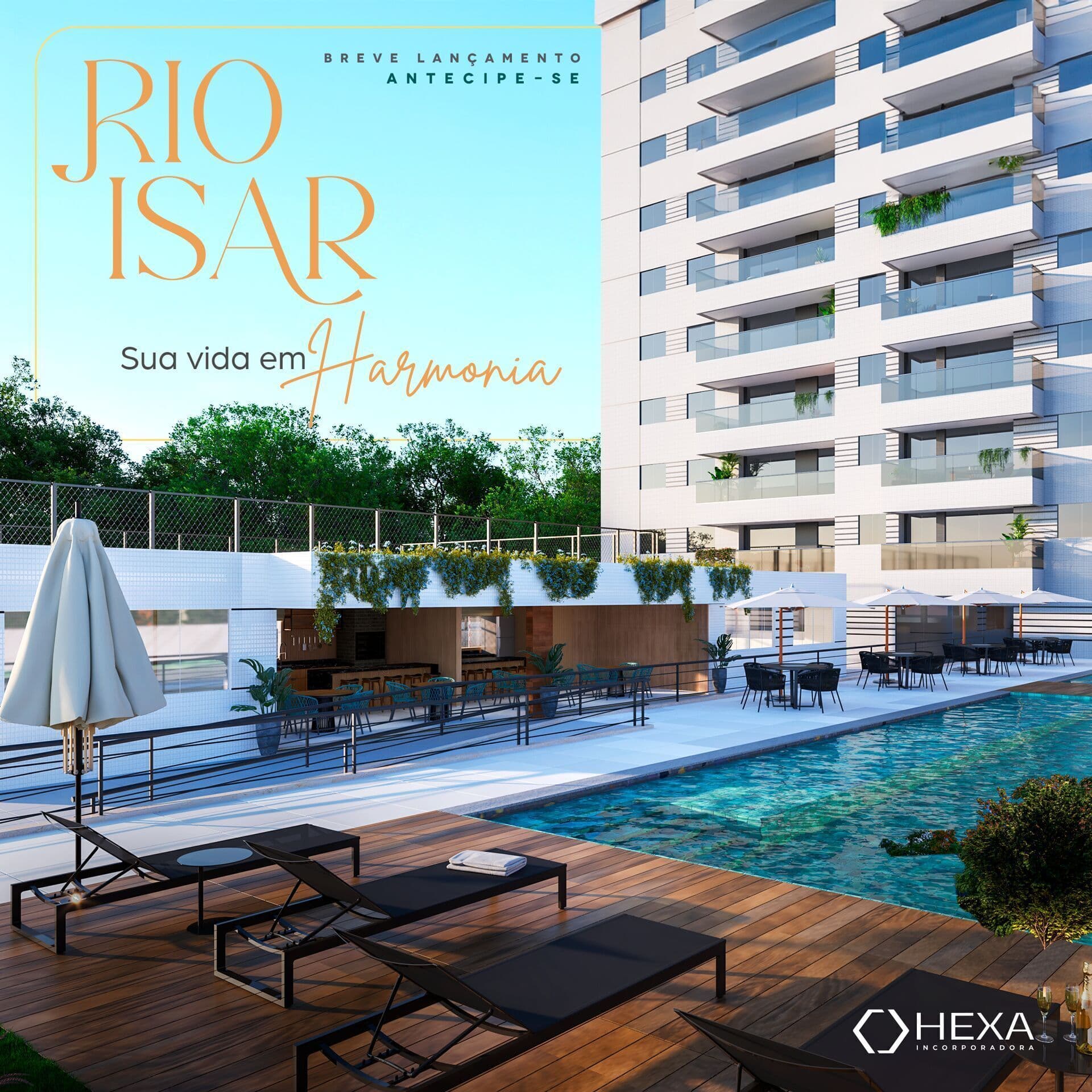 Apartamentos de 2 e 3 Quartos no Rio Isar – Av. Baccarat | Unidades Limitadas