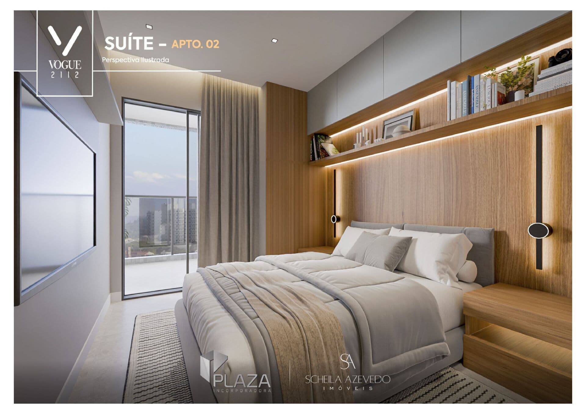 VOGUE 2112 – 1 e 2 Quartos com Suíte e Lavabo em Localização Privilegiada