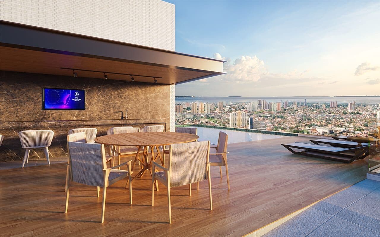 Apartamentos no Inovar Residence – Lazer Completo e Rooftop com Vista para a Baía