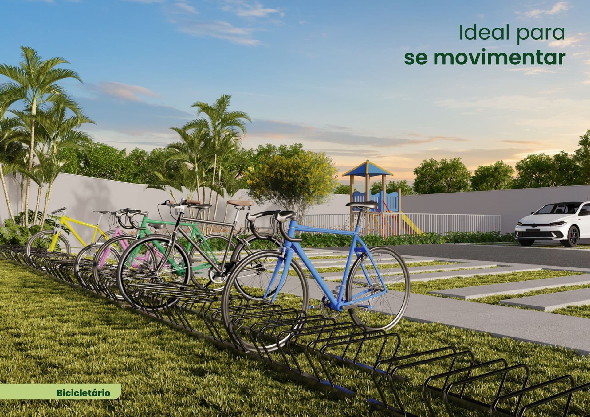 IDEAL LIBERDADE – Condomínio com Bicicleta e Pomar
