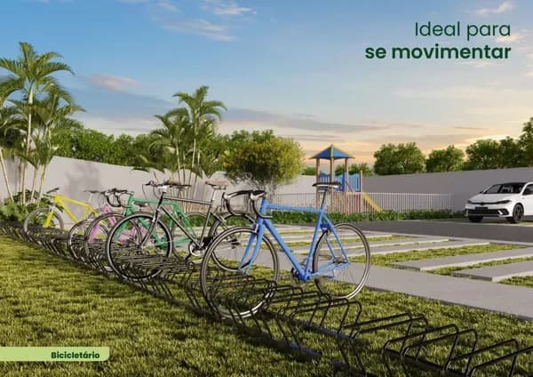 IDEAL LIBERDADE – Condomínio com Bicicleta e Pomar