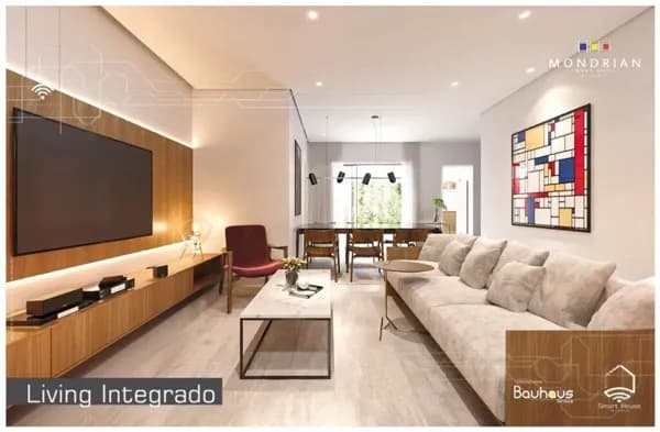 MONDRIAN SMART HOUSE Casas modernas em Belém, próximo ao aeroporto