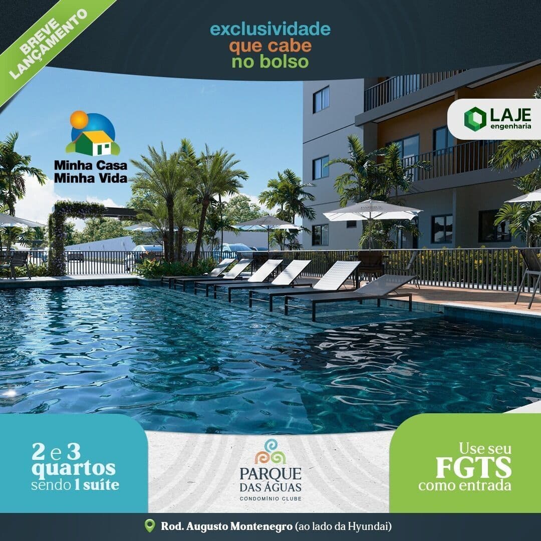 Lançamento Parque das Águas, Apartamento com 2 ou 3 QUARTOS. 42,90 a 54,62 m² 7
