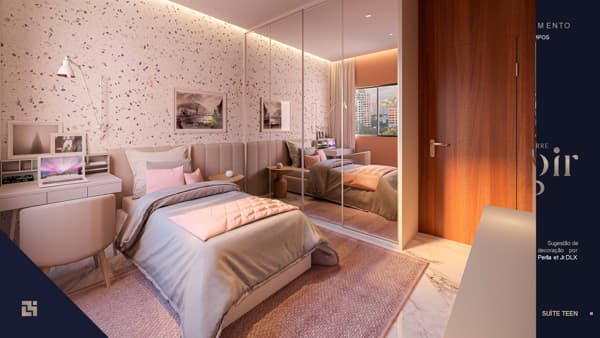 Torre Noir - Leal Moreira, 138m², 3 suítes e 2 vagas Torre Noir - Lançamento