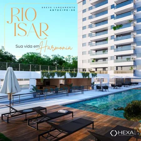 Rio Isar – More em Frente ao Shopping Grão Pará! Aptos de 2 e 3 Quartos com Garagem Coberta