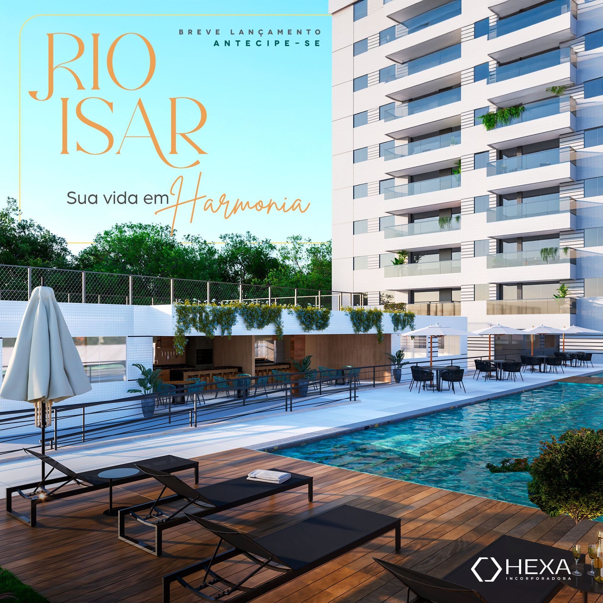 Rio Isar – More em Frente ao Shopping Grão Pará! Aptos de 2 e 3 Quartos com Garagem Coberta