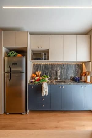 Studio moderno com sacada | 33m² + coworking, piscina e rooftop