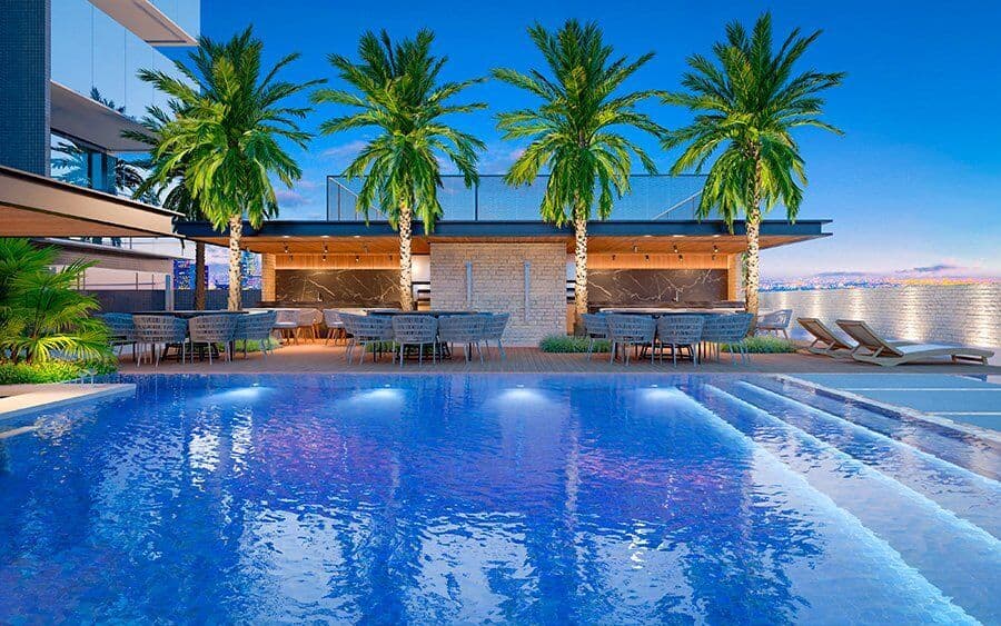 W Fifty Batista Campos – Oportunidade: 53m², 1 Quarto e Varanda Gourmet em Condomínio Moderno
