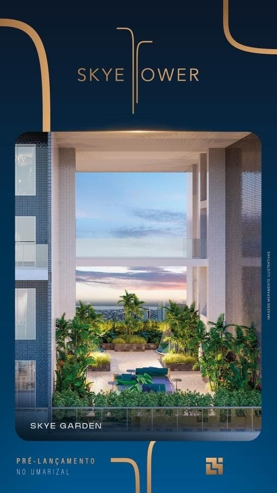 EDIFICIO - SKYE TOWER: Studio moderno no Umarizal, localização nobre