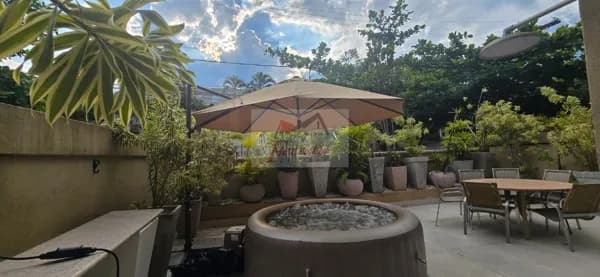 Apartamento garden coo 2 dormitórios em frente a praia da Enseada, Guarujá/SP