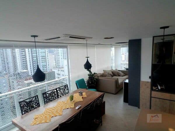 Apartamento Decorado com 3 dormitórios para Venda em José Menino Santos-SP