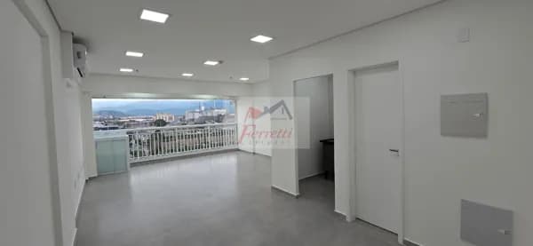 Sala comercial com 41m² para locação, em Vila Mathias, Santos/SP