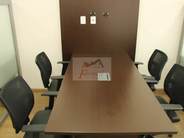 Sala mobiliada para locação em Valongo-Santos-SP