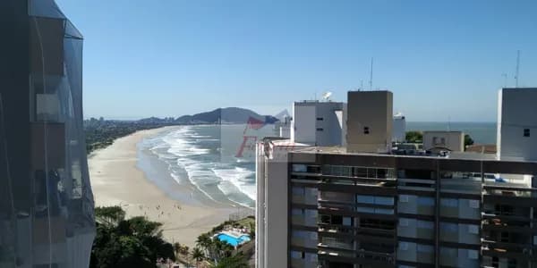 Apartamento com 3 dormitórios com vista mar